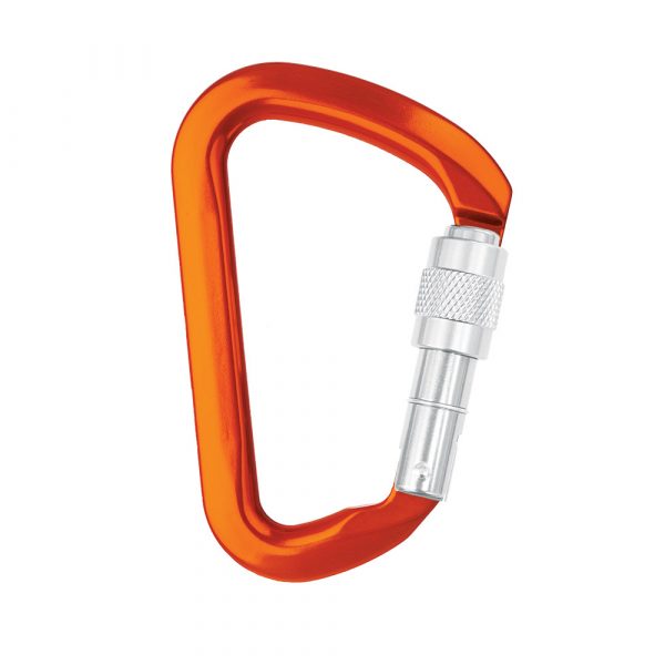 ALTUS Aluminium D Screwgate Karabiner