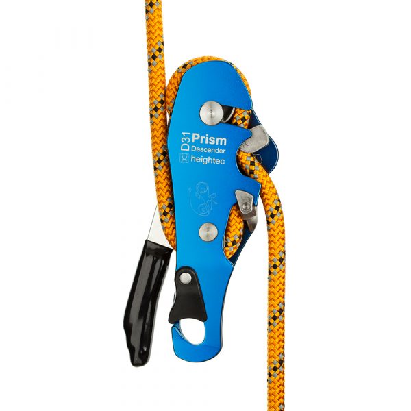 D31 Prism Descender Closed on Rope 1000x1000