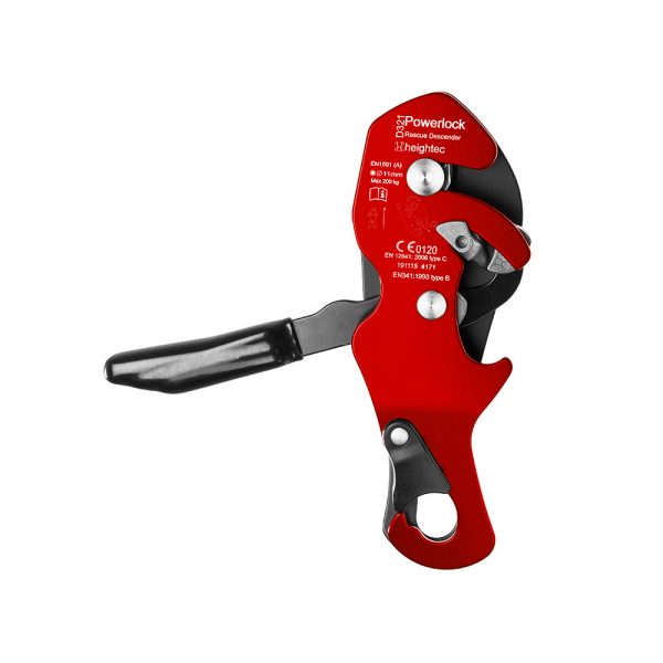 D321 Powerlock tower rescue and evacuation descender, alloy