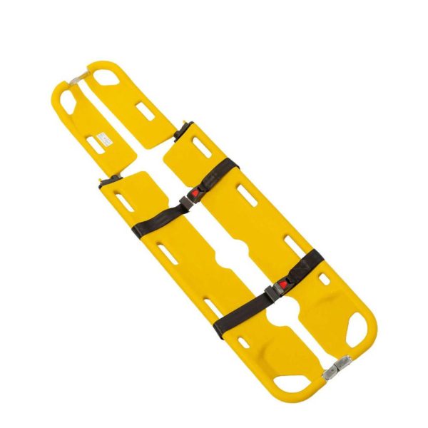 Scoop Stretcher A lightweight pick-up stretcher made of polyethylene, designed primarily for patient transport in pre-hospital, sports and military settings.