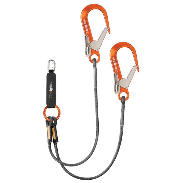 ELITE Twin Lanyard - oval with energy absorber - heightec