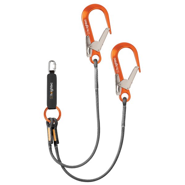 ELITE Twin Lanyard - oval with energy absorber - heightec