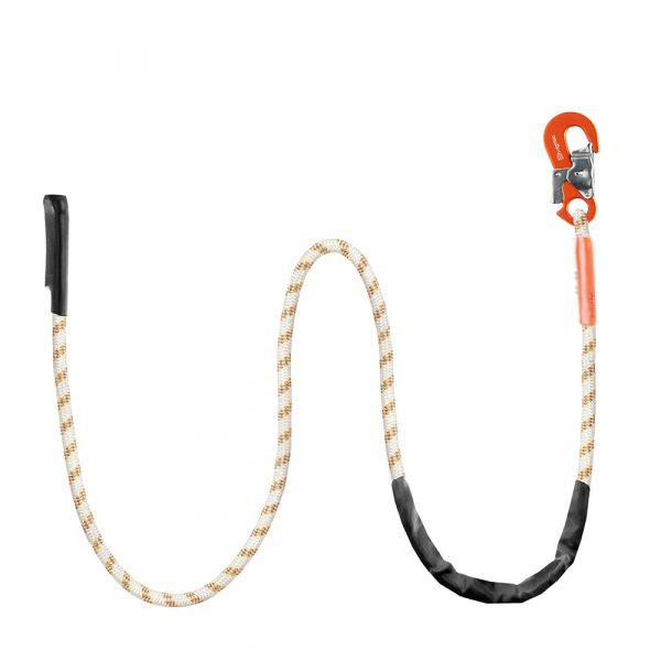 Piranha Adjustable Lanyard Replacement Rope - safety hook