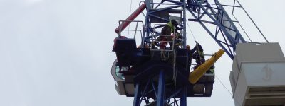 Rescue from height training for height safety professionals.