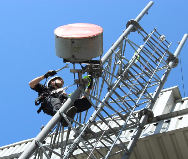 external tower for telecoms training