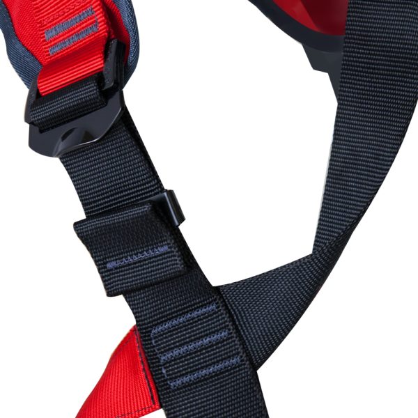 Award winning rescue harness designed for fire and industrial rescue teams working in confined space, vertical rescue and fall arrest.