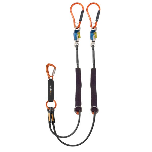 ELITE twin lanyard, 1.7m – Steplock, clip back for overhead lines